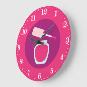 Cute nail tech room decor grote klok (Hoek)