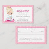 Cute Nail Tech Visitekaartje (Voorkant / Achterkant)