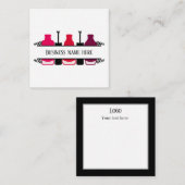 Cute Nail-technicus voor elk doel Notitie-Kaart Notitiekaartje (Voorkant / Achterkant)