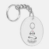 Cute Namaste sleutelhanger (Voorkant Links)