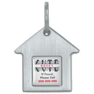 Cute name pet ID label Huisdieren Naamplaatje