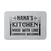 Cute Nana's kitchen word art Badmat (Voorkant)