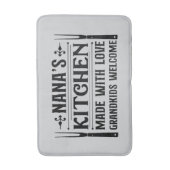 Cute Nana's kitchen word art Badmat (Voorkant Verticaal)