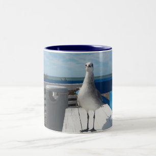 Cute Napels FL Seagull Print Coffee Mok