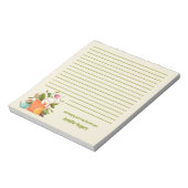 Cute Napping Cat and Plants Notitieblok (Linkerzijde)