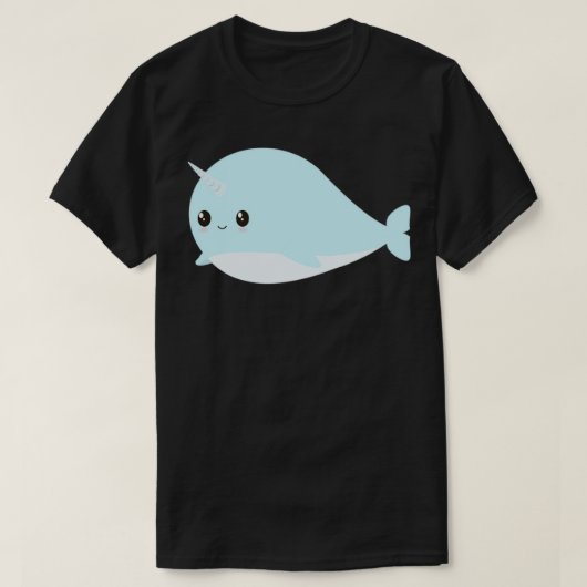 Cute Narwahl T-shirt (Design voorkant)