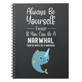 Cute Narwhal Lover Gifts Animal Ocean Life Whale Notitieboek
