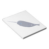 Cute Narwhal Notitieblok (Schuin)