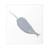 Cute Narwhal Notitieblok (Voorkant)
