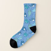 Cute Narwhal Pattern Sokken (Links - buitenkant)