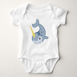 Cute Narwhal Romper