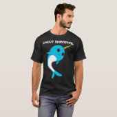 Cute Narwhal voor Mannen Boys Narwhale Narwhal Tus T-shirt (Voorkant volledig)