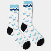 Cute Narwhal Whale Socks Sokken (Rechts)