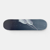 Cute Narwhals die onder water zwemmen Persoonlijk Skateboard (Horizontaal)