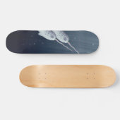 Cute Narwhals die onder water zwemmen Persoonlijk Skateboard (Horizontaal)