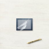 Cute Narwhals die onder water zwemmen Post-it® Notes (Op bureau)