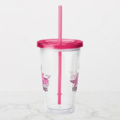 Cute Nasutoceratops Acryl Drinkbeker (Rechts)
