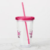 Cute Nasutoceratops Acryl Drinkbeker (Links)