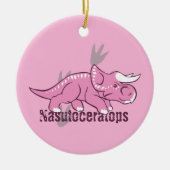 Cute Nasutoceratops Keramisch Ornament (Voorkant)