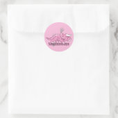 Cute Nasutoceratops Ronde Sticker (Tas)