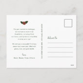 Cute Natitivity Elegant Joy Baby Jesus Kerstmis Feestdagenkaart (Achterkant)