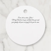 Cute Natitivity-kerst Bedankjes Labels (Achterkant)