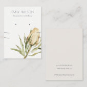 Cute Native Banksia Flora Earring Ketting Display Visitekaartje (Voorkant / Achterkant)