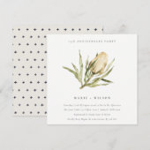 Cute Native Banksia Floral Elk jaar Jubileum Kaart (Voorkant / Achterkant)