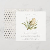 Cute Native Banksia Waterverf Flora Vrijgezellenfe Kaart (Voorkant / Achterkant)