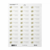Cute Native Banksia Waterverf Floral Address Etiket (Full Sheet)
