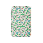 Cute Natural Floral Cacti Pattern Badmat (Voorkant Verticaal)