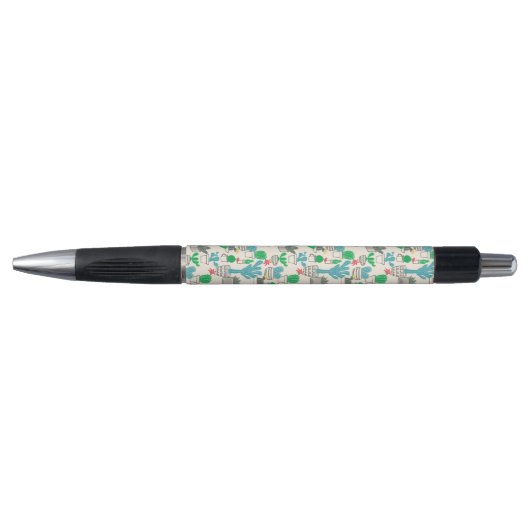 Cute Natural Floral Cacti Pattern Pen (Voorkant)