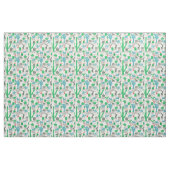 Cute Natural Floral Cacti Pattern Stof (Fat Quarter)
