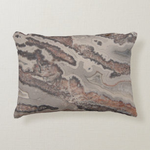 Cute Natural Rock Crazy Lace Agate Photo Ontworpen Decoratief Kussen