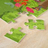 Cute Natuur Thétales Héggs Campfire Dog Legpuzzel (Zijkant)