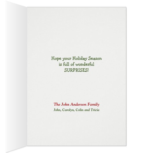 Cute Naughty Beagle Kerstmis Kaart (Binnen (Rechts))