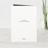 Cute Naughty Boston Terrier Dog kerstkaart Feestdagen Kaart (Achterkant)