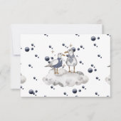 Cute Nautical Baby Shower Stationery Bedankkaart (Voorkant)