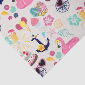 Cute Nautical Birthday Tissuepapier (Detail)