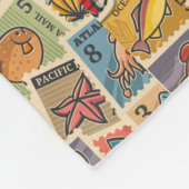 Cute Nautical Fleece Deken (Hoek)