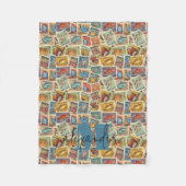 Cute Nautical Fleece Deken (Voorkant)