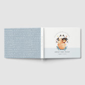 Cute Nautical Pirate Ship Lion Cub Baby shower Gastenboek (Volledig)