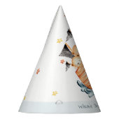 Cute Nautical Pirate Ship Lion Cub Kids Birthday Feesthoedjes (Links)