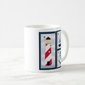 Cute Nautical Sailing Design 11oz Coffee-Mok Koffiemok (Voorkant rechts)