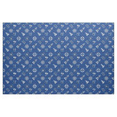Cute Nautical Waves Pattern Stof (Fat Quarter)