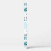 Cute Nautical Whales Waterverf Pattern Case-Mate iPhone Case (Achterkant / Rechts)