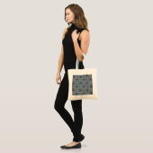 Cute Navy Anchor en Rope Canvas tas (Voorkant (model))