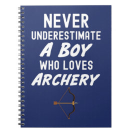 Cute Navy Blue Archery Gifts For Baby Boys Kids  Notitieboek