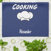 Cute Navy Blue Cooking Gifts For Little Boys Kids Theedoek (Gevouwen)