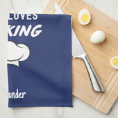 Cute Navy Blue Cooking Gifts For Little Boys Kids Theedoek (Quarter Fold)
